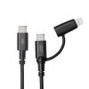 KB-IPLTCCP6010BK / USB2.0 Type-Cケーブル（Lightning変換アダプタ付き・ブラック）