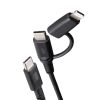 KB-IPLTCCP6010BK / USB2.0 Type-Cケーブル（Lightning変換アダプタ付き・ブラック）
