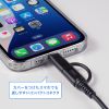 KB-IPLTCCP6010BK / USB2.0 Type-Cケーブル（Lightning変換アダプタ付き・ブラック）