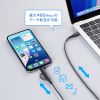 KB-IPLTCCP6010BK / USB2.0 Type-Cケーブル（Lightning変換アダプタ付き・ブラック）