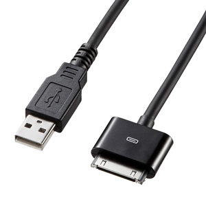 KB-IPUSB30BK【iPod・iPhone・iPad用USBケーブル（ブラック）】iPod