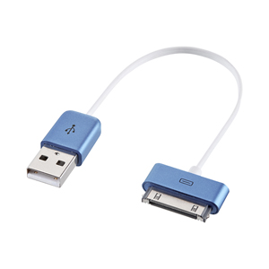 KB-IPUSBBL3 / iPod・iPhone・iPad用USBケーブル(ブルー）