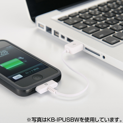 KB-IPUSBD / iPod・iPhone 3G用USBケーブル（オレンジ）