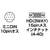 KB-MH05K モニタ変換ケーブル(0.3m) KB-MH05K / モニタ変換ケーブル(0.3m)
