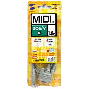 KB-MID04-18 / MIDI接続ケーブル（1.8m） 