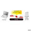 KB-MK10BK / 自動巻取りLANケーブル（CAT7)（最大1.5m・ブラック）