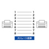 KB-MK12BK / 自動巻取りLANケーブル（最大0.95m・ブラック)