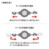 KB-MK15BKN / 自動巻取りLANケーブル（カテゴリ5e）