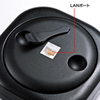 KB-MKE17BK 巻取り延長LANケーブル(ブラック) KB-MKE17BK / 巻取り延長LANケーブル(ブラック)