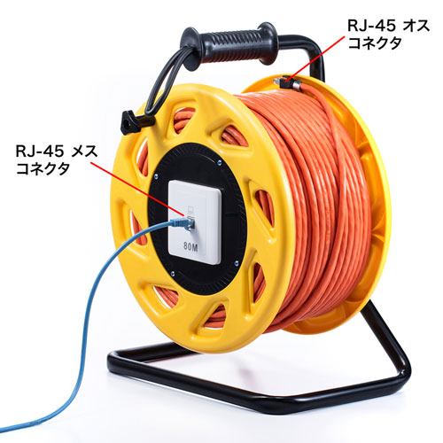 KB-MKE20 / 巻取り延長CAT7LANケーブル