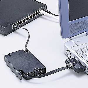 KB-RJ45M2 / LANケーブル(自動巻き取り式)