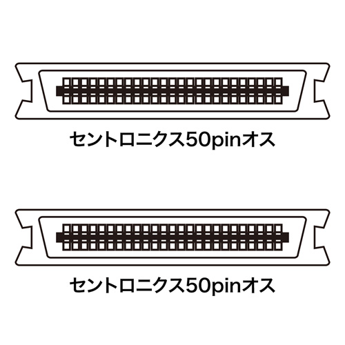 KB-SC2K / SCSIケーブル（2m）