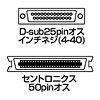 KB-SCM2K SCSIシステムケーブル(2m) KB-SCM2K / SCSIシステムケーブル(2m)