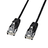 KB-SL6-10BK カテゴリ6準拠極細LANケーブル(10m・ブラック) KB-SL6-10BK / カテゴリ6準拠極細LANケーブル(10m・ブラック)