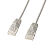 KB-SL6-03 カテゴリ6準拠極細LANケーブル(3m・ライトグレー) KB-SL6-03 / カテゴリ6準拠極細LANケーブル(3m・ライトグレー)