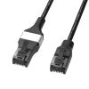 KB-SL6ABA-03BK マグネット脱着式 カテゴリ6A LANケーブル(細径・3m) KB-SL6ABA-03BK / マグネット脱着式 カテゴリ6A LANケーブル(細径・3m)