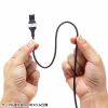 KB-SL6ABA-05BK / マグネット脱着式 カテゴリ6A LANケーブル（細径・5m）
