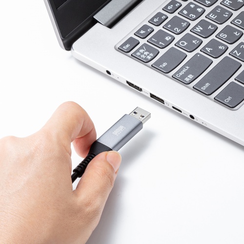 KB-SL6ALAN01BK / USB A LAN変換ケーブル（Gigabit対応・1m）