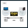 KB-SL6ALAN02BK / USB A LAN変換ケーブル（Gigabit対応・2m）