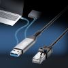 KB-SL6ALAN03BK USB A LAN変換ケーブル(Gigabit対応・3m) KB-SL6ALAN03BK / USB A LAN変換ケーブル(Gigabit対応・3m)