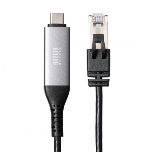 KB-SL6CLAN01BK / USB Type-C LAN変換ケーブル（Gigabit対応・1m）