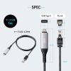 KB-SL6CLAN01BK USB Type-C LAN変換ケーブル(Gigabit対応・1m) KB-SL6CLAN01BK / USB Type-C LAN変換ケーブル(Gigabit対応・1m)