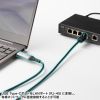 KB-SL6CLAN01BK / USB Type-C LAN変換ケーブル（Gigabit対応・1m）
