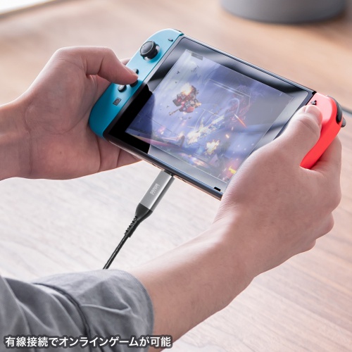 KB-SL6CLAN01BK / USB Type-C LAN変換ケーブル（Gigabit対応・1m）