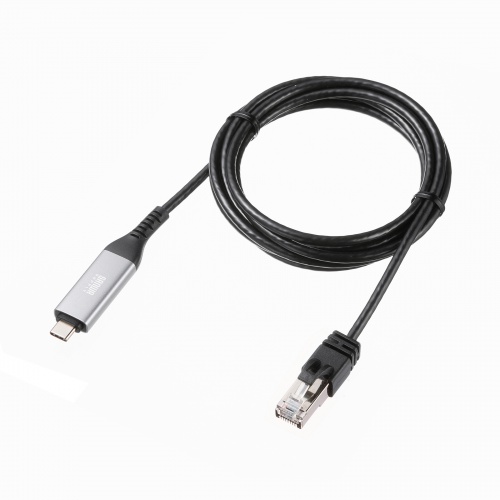 KB-SL6CLAN02BK / USB Type-C LAN変換ケーブル（Gigabit対応・2m）