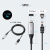 KB-SL6CLAN02BK USB Type-C LAN変換ケーブル(Gigabit対応・2m) KB-SL6CLAN02BK / USB Type-C LAN変換ケーブル(Gigabit対応・2m)