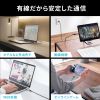 KB-SL6CLAN02BK / USB Type-C LAN変換ケーブル（Gigabit対応・2m）