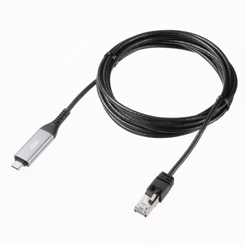 KB-SL6CLAN03BK / USB Type-C LAN変換ケーブル（Gigabit対応・3m）