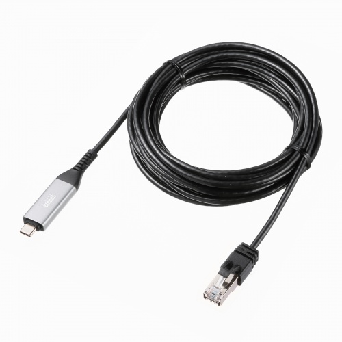 KB-SL6CLAN05BK / USB Type-C LAN変換ケーブル（Gigabit対応・5m）