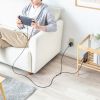 KB-SL6CLANPD2BK / 急速充電対応 USB Type-C LAN変換ケーブル（Gigabit対応・PD100W・2m）