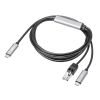 KB-SL6CLANPD2BK 急速充電対応 USB Type-C LAN変換ケーブル(Gigabit対応・PD100W・2m) KB-SL6CLANPD2BK / 急速充電対応 USB Type-C LAN変換ケーブル(Gigabit対応・PD100W・2m)