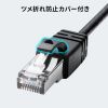 KB-SL6CLANPD2BK / 急速充電対応 USB Type-C LAN変換ケーブル（Gigabit対応・PD100W・2m）