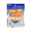KB-SL6YS-02W / カテゴリ6LANケーブル（スリム、やわらか、ツメ折れ防止コネクタ、2m・ホワイト）