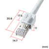 KB-STP6-20W カテゴリ6STP LANケーブル(ホワイト・20m) KB-STP6-20W / カテゴリ6STP LANケーブル(ホワイト・20m)