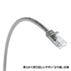 KB-STPTS-03 ツメ折れ防止カテゴリ5eSTP LANケーブル(3m・ライトグレー) KB-STPTS-03 / ツメ折れ防止カテゴリ5eSTP LANケーブル(3m・ライトグレー)