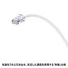 KB-T5KK-02W 抗菌CAT5eLANケーブル(2m・ホワイト) KB-T5KK-02W / 抗菌CAT5eLANケーブル(2m・ホワイト)