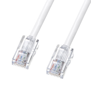 KB-T5KK-05W / 抗菌CAT5eLANケーブル(5m・ホワイト)