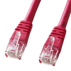KB-T5M-25RK / UTPエンハンスドカテゴリ5単線ケーブル(レッド・25m)