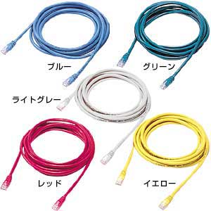 KB-T5M-SET1 / UTPエンハンスドカテゴリ5単線カラーセット5本入り（1m）