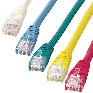 KB-T5M-SET3 / UTPエンハンスドカテゴリ5単線カラーセット5本入り（3m）