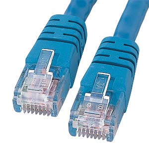 KB-T6-05BL / UTPカテゴリ6単線ケーブル(ブルー・5m)