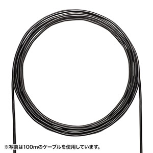 KB-T6AAD-CB300BKN / カテゴリ6A屋外用LANケーブルのみ(ブラック・300m)