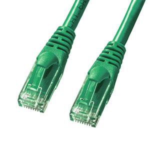 KB-T6AY-10G / カテゴリ6Aより線LANケーブル(グリーン・10m)