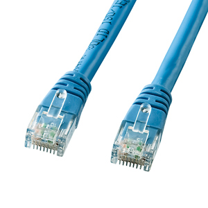 KB-T6EPK-01LB / エンハンスドカテゴリ6LANケーブル(1m・ライトブルー)
