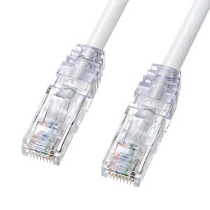 KB-T6KK-05W / 抗菌CAT6LANケーブル(5m・ホワイト)