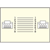 KB-T6L-15R / カテゴリ6UTP単線ケーブル（15m・レッド）
